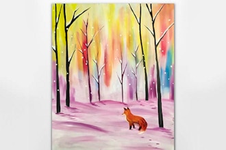Snowy Fox Forest